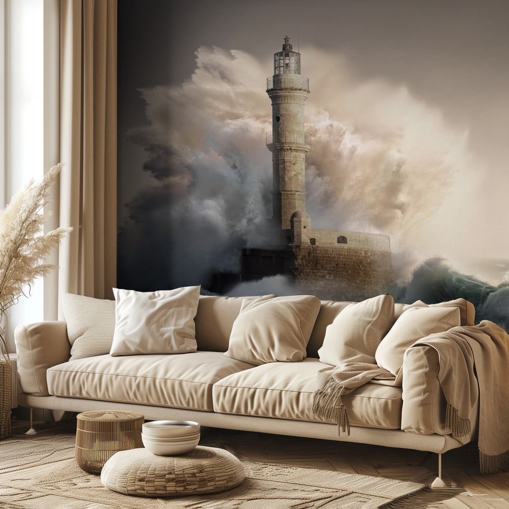 Phare de La Canée | Papier Peint Photo