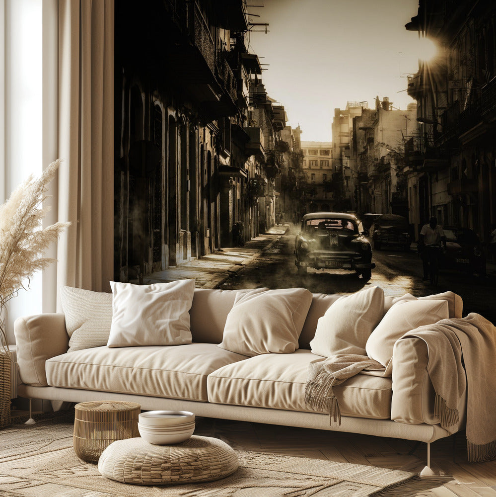 Mystisk morgon i Havanna... | Fototapet