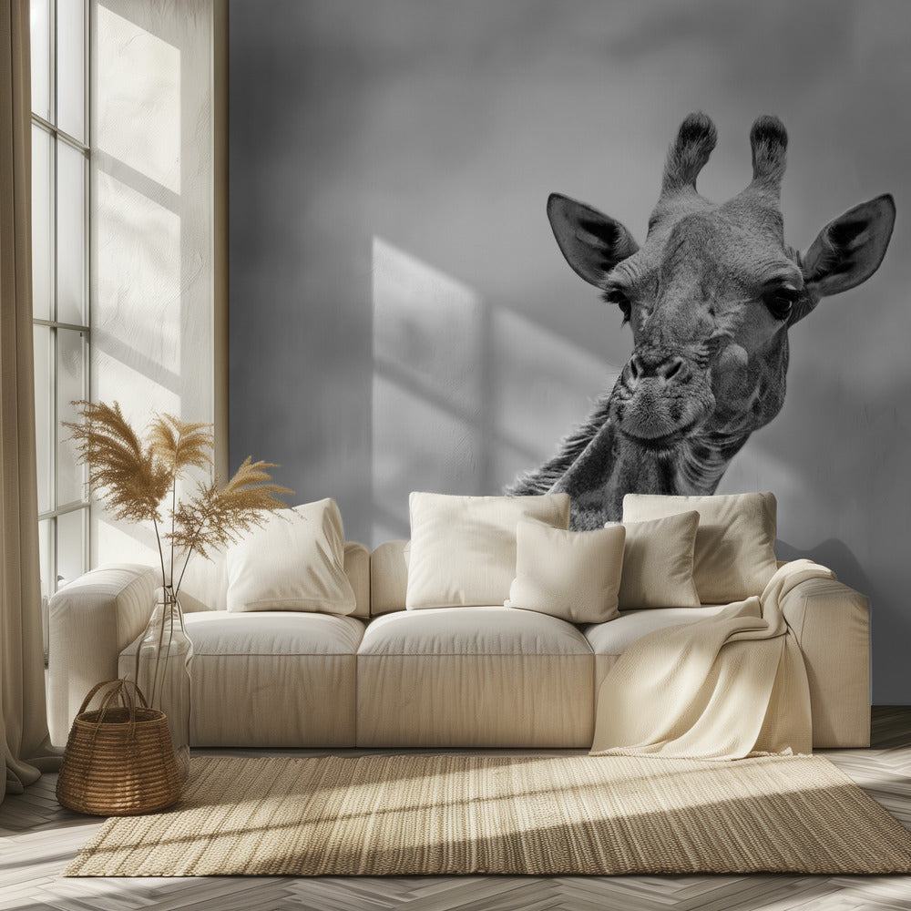 La girafe-Faune V | Papier Peint Photo
