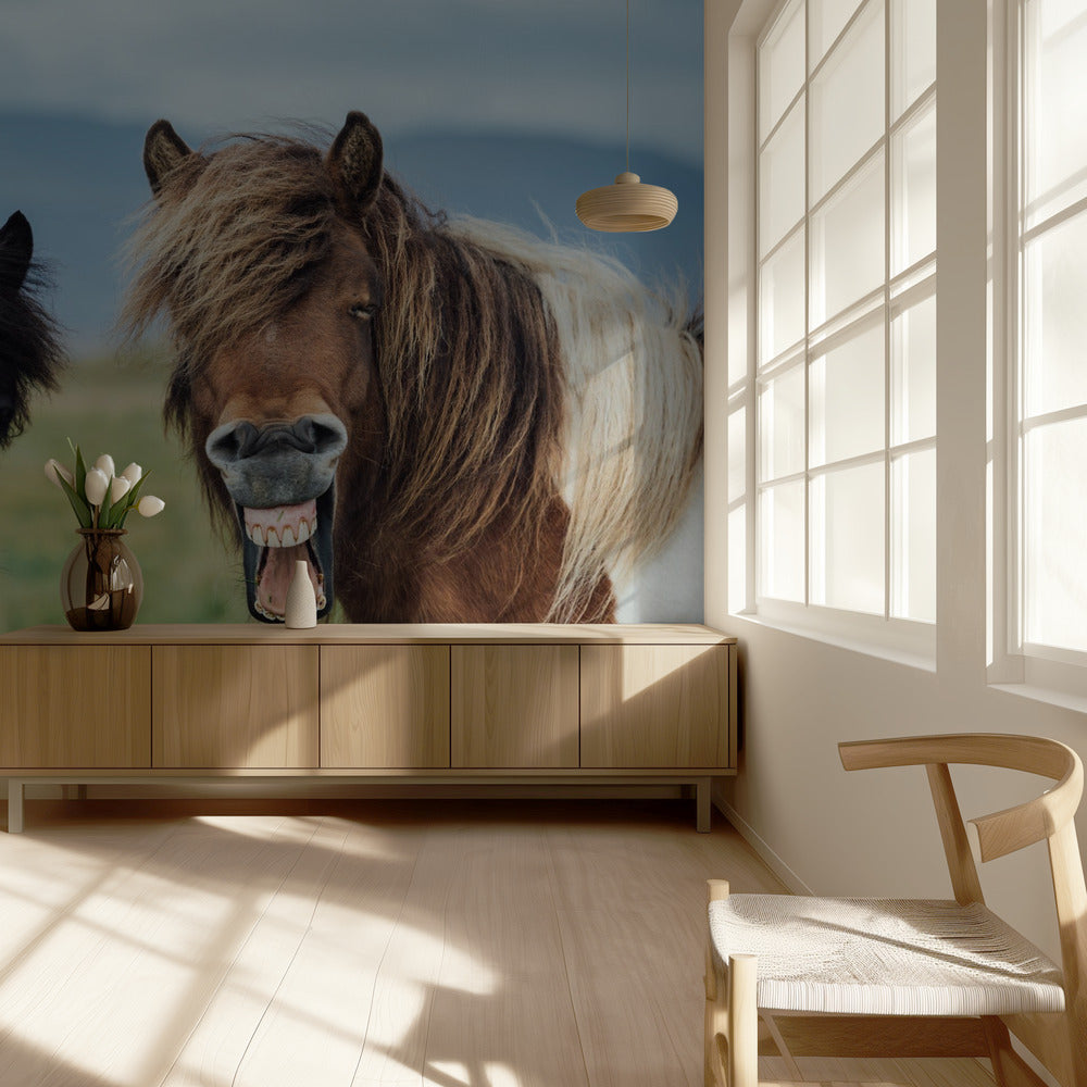 SOURIRE SAUVAGE | Papier Peint Photo