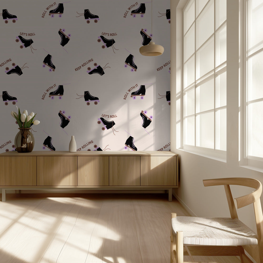 Roller Skates (pattern design) | Wallpaper