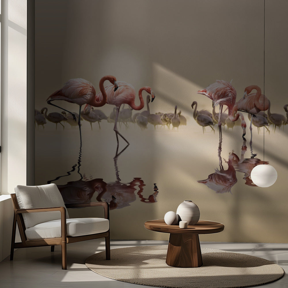 FLAMINGOER | Fototapet