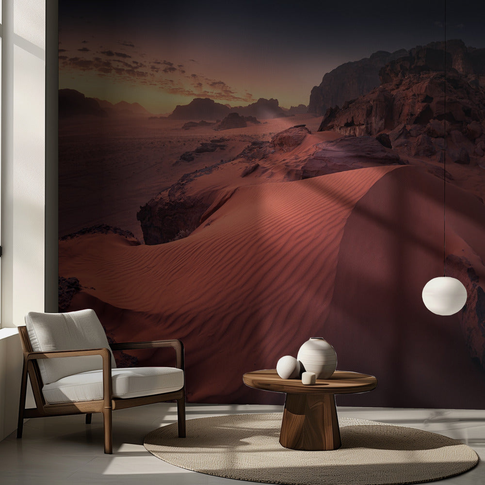 Dune de sable rouge | Papier Peint Photo
