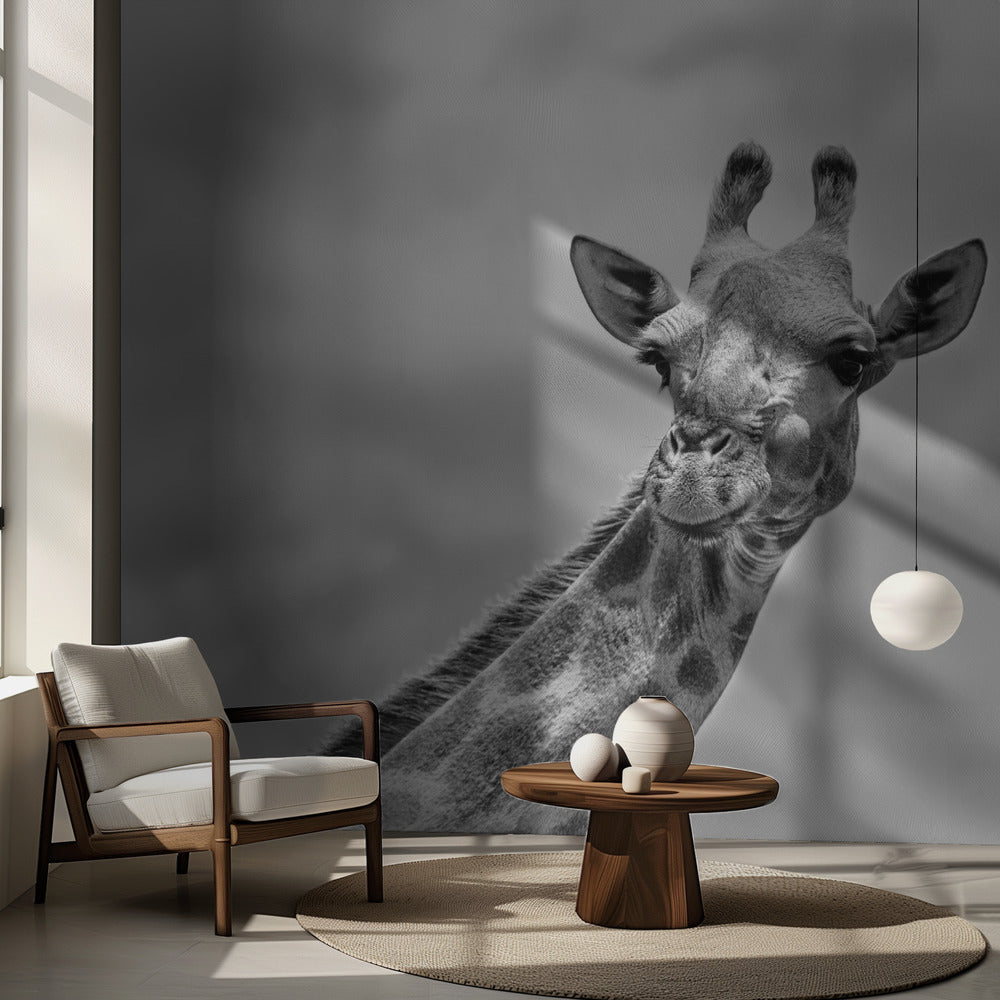 La girafe-Faune V | Papier Peint Photo