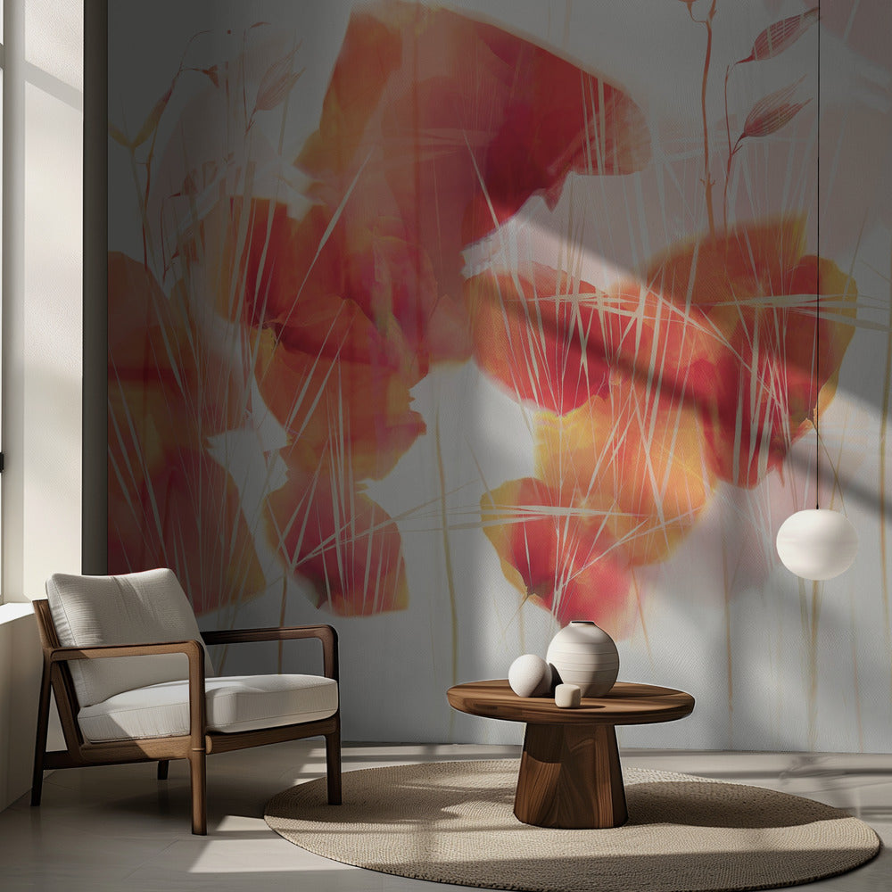 Moderne valmuer | Fototapeter