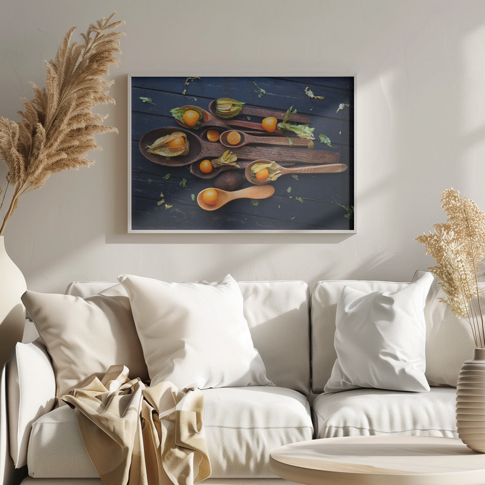 Lusikat ja Physalis | Julisteet - Taidevedokset