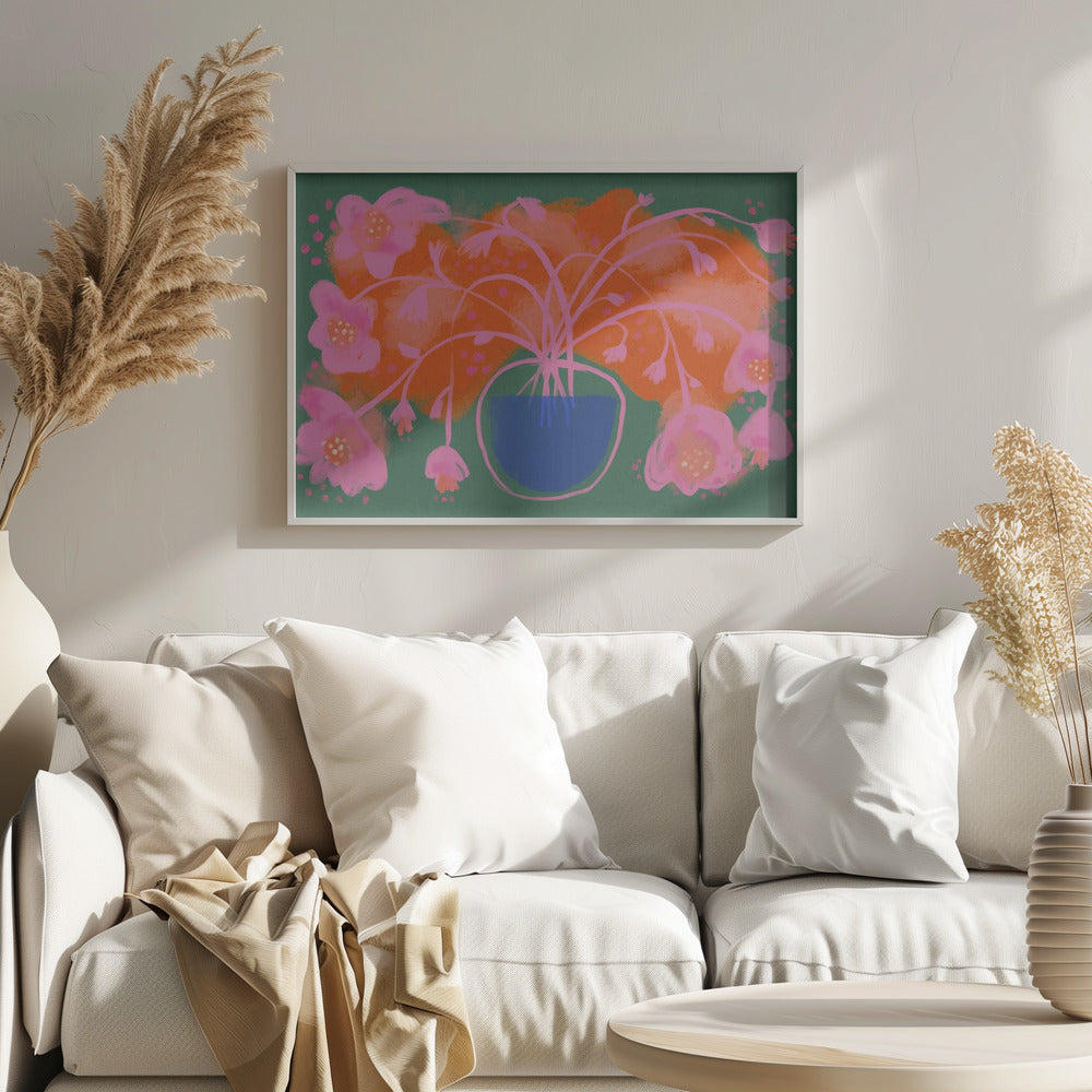 Floral Burst Symphony | Poster