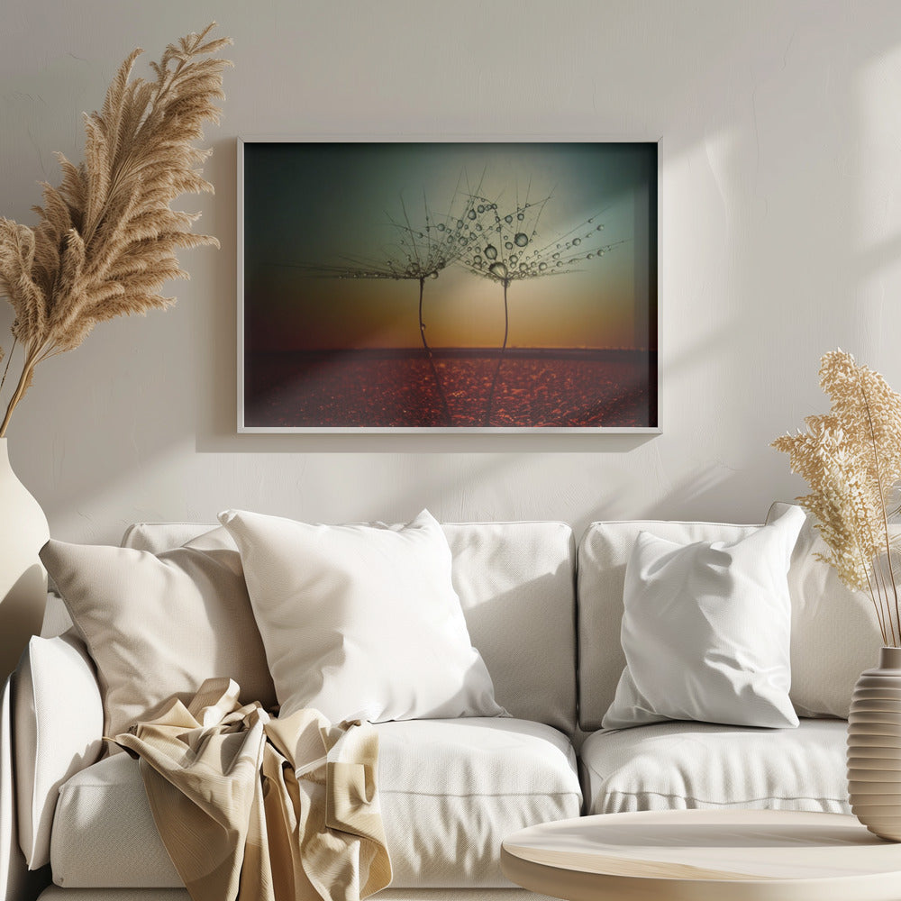 Feuer und Wasser | Poster - Kunstdruck