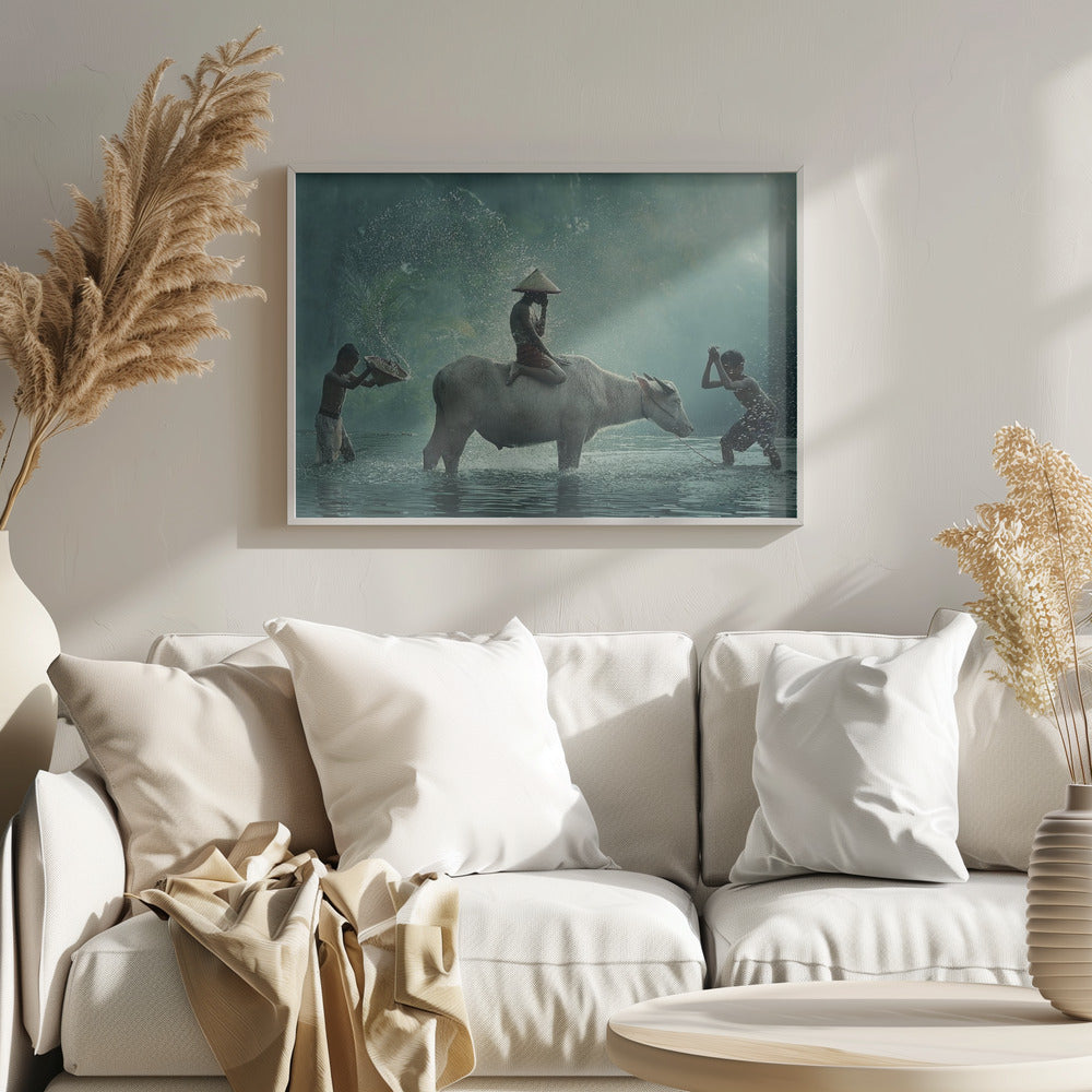 Waterbuffel | Posters - Kunstdrukken