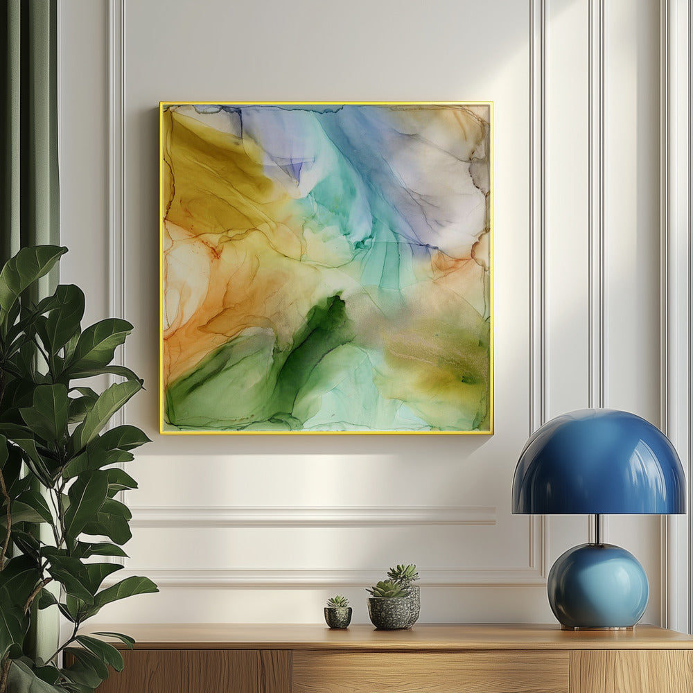 Lebendige bunte Farbtöne | Poster