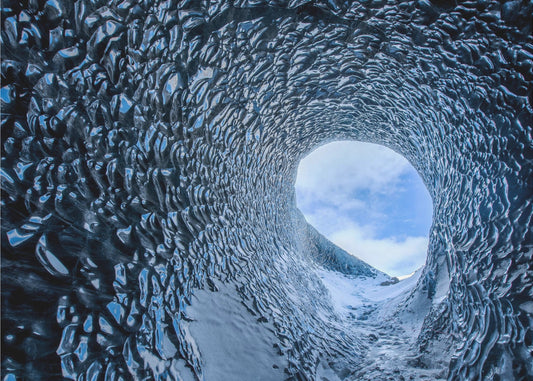 La grotta di ghiaccio | Carta da Parati Fotografica