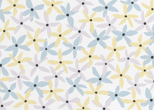Fleurs colorées et ludiques | Papier Peint Photo
