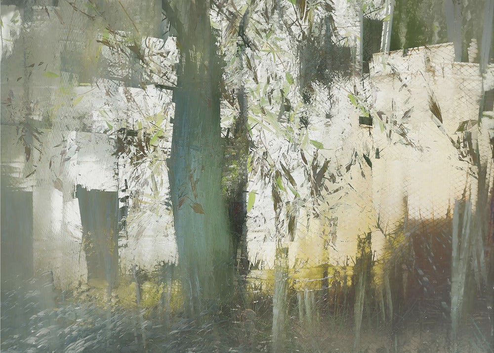 In de tuin | Fotobehang
