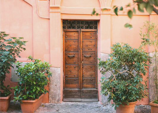 Die Trastevere-Tür | Leinwand