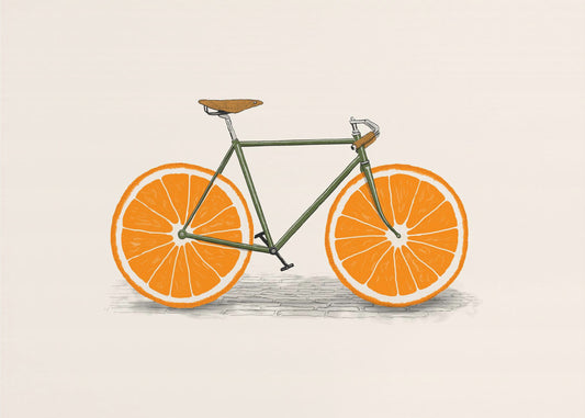 Ruote arancioni | Poster - Stampe d’Arte