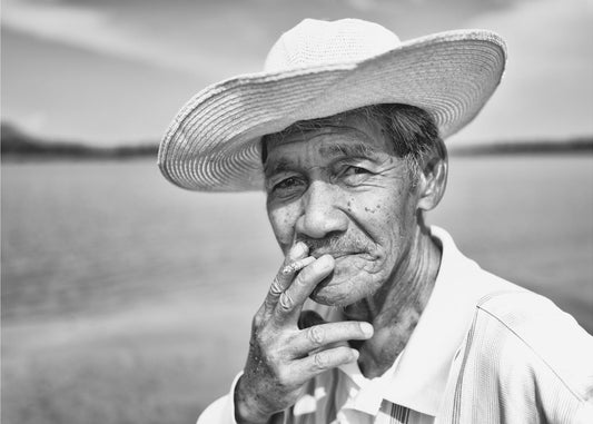Vecchio pescatore | Stampe su Tela