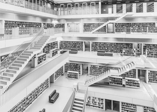 Library Stuttgart | Wallpaper