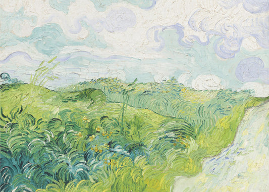 Groene korenvelden, Auvers (1890) door Vincent van Gogh | Canvasprints