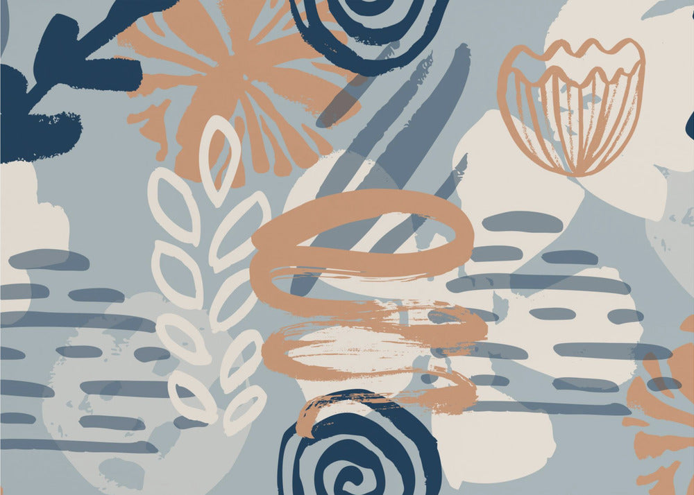 Scandia Herb_Blue | Fototapeten