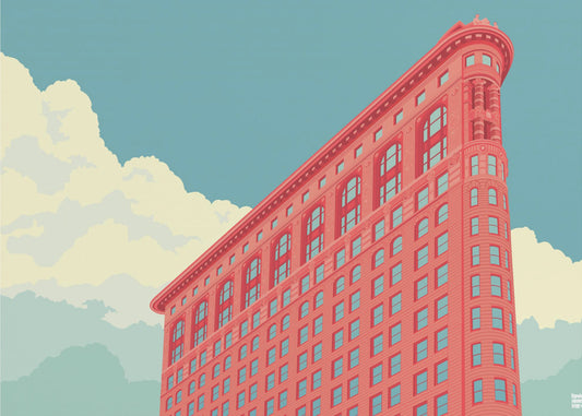 New York Flatiron-bygningen | Lerretsbilder