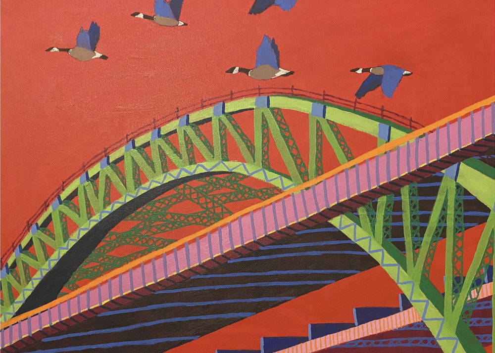 Ponte di Bayonne | Stampe su Tela