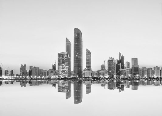 Réflexion urbaine d'Abou Dhabi | Posters - Affiche Artistique
