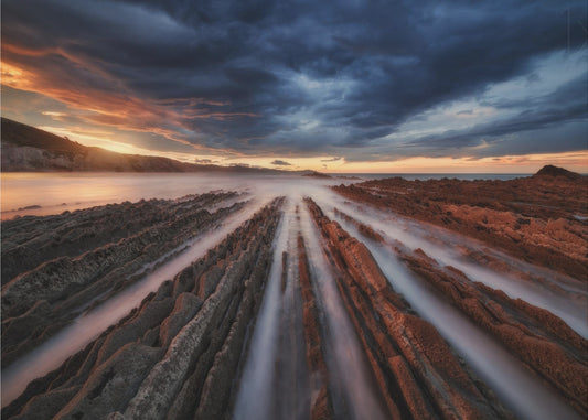 Zumaia Flysch 6 | Fototapet