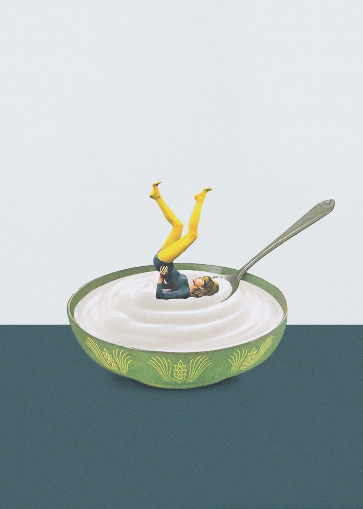 Yoga nel mio yogurt | Stampe su Tela