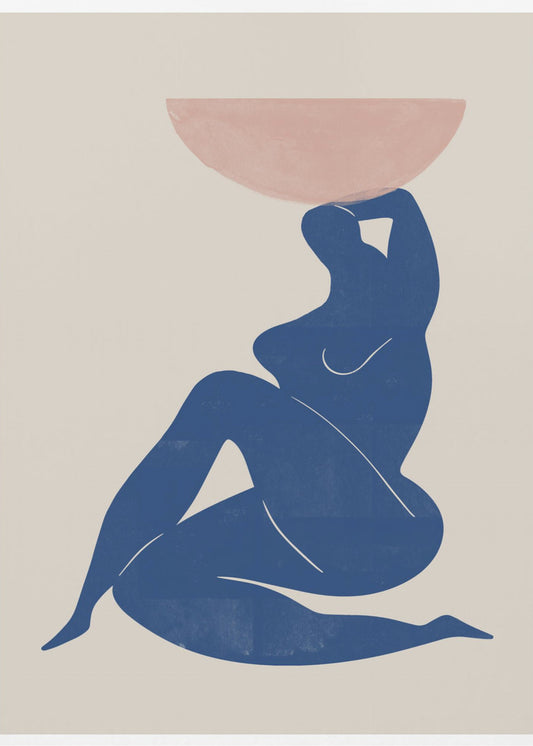 Vaas en vrouw | Canvasprints