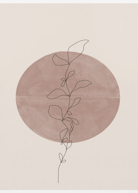 Lijnbloem | Canvasprints