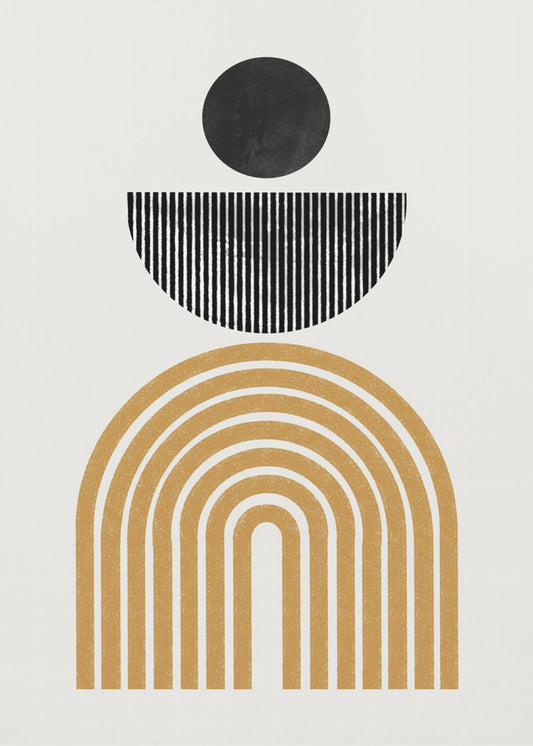 Mid-century compositie | Canvasprints