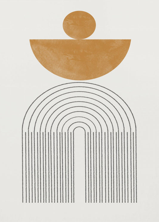 Boogcompositie nr. 7. | Canvasprints