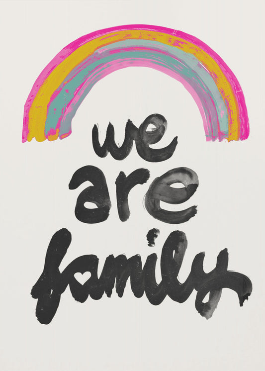 Siamo una famiglia | Stampe su Tela