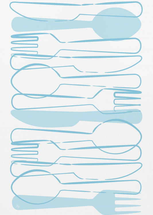 Blue Cutlery | Poster