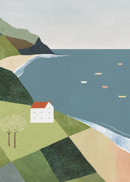 Hus på klippan | Canvas