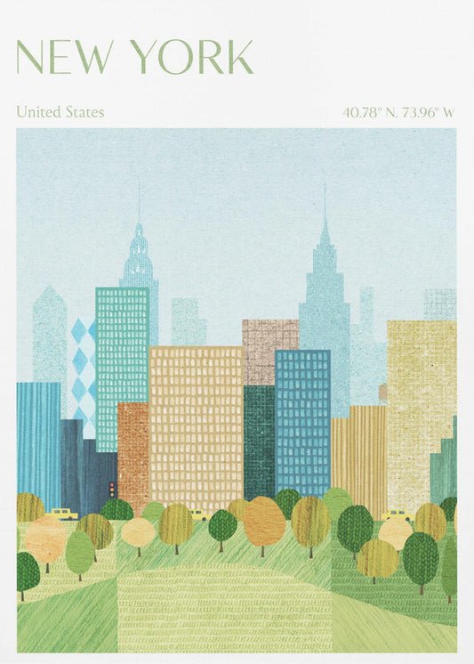 New York, Keskuspuisto | Canvastaulut