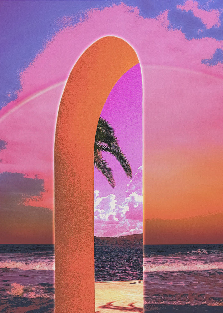 Portal Vaporwave | Wydruki na łótnie