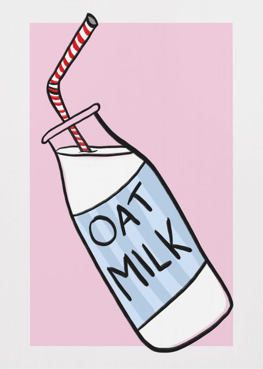 Oat Milk Delight | Poster