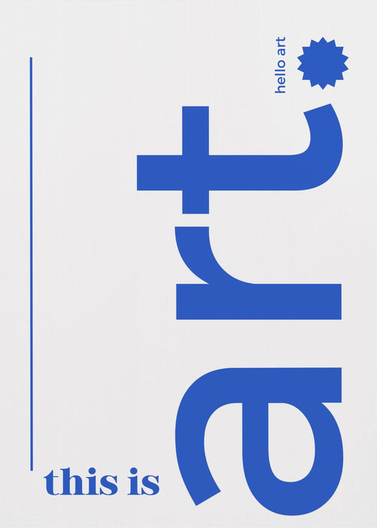 Hola Tipografía Bold | Impresiones en Lienzo