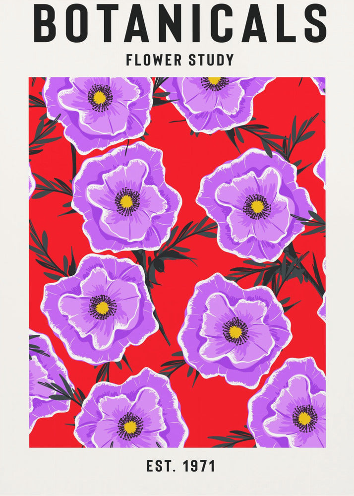 Botanische bloemenstudie | Canvasprints
