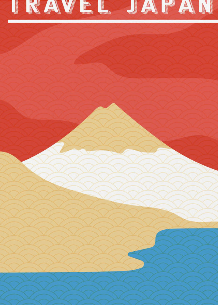 Reizen Japan Minimalisme II | Canvasprints