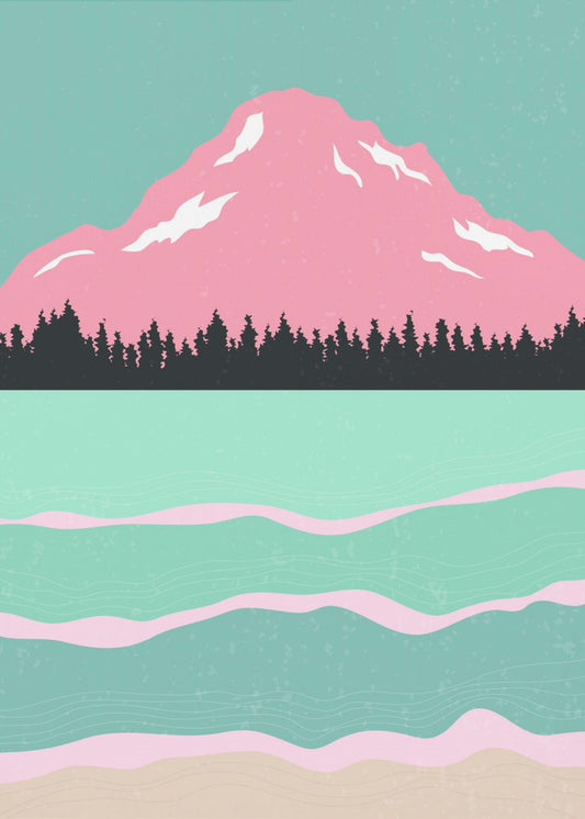 Minimale Berge #1 | Leinwand-Bilder