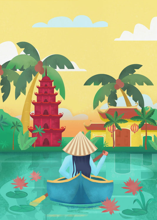 Vietnam | Stampe su Tela