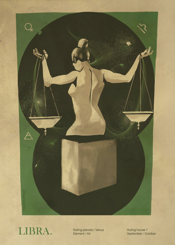 Libra print | Poster