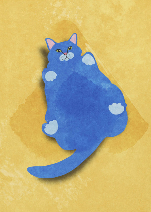 Dikke kat | Canvasprints