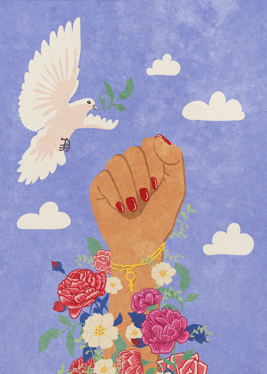 Feministische Vuist | Canvasprints