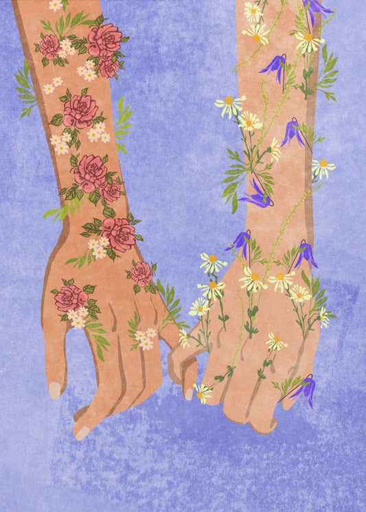 Hand in hand | Canvasprints
