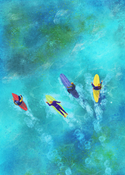 Surfers | Canvasprints