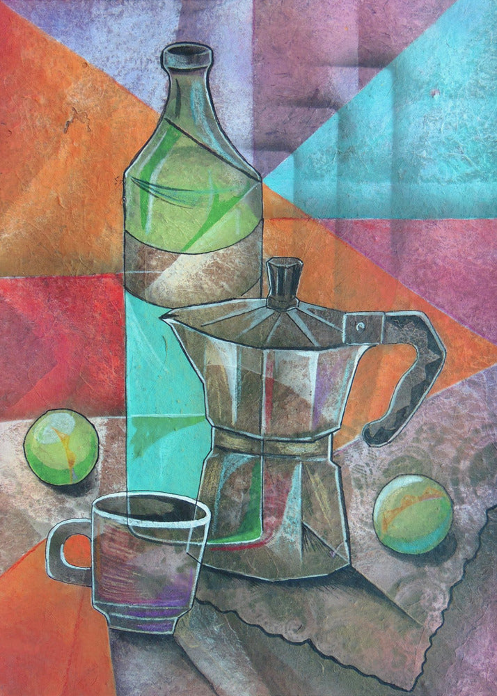 Stillleben mit Kaffeekanne | Poster - Kunstdruck