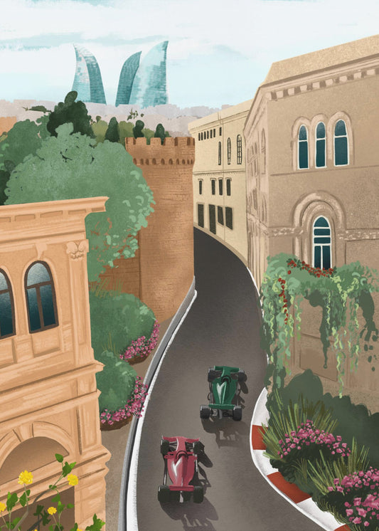 Baku Azerbaidžan | Canvastaulut